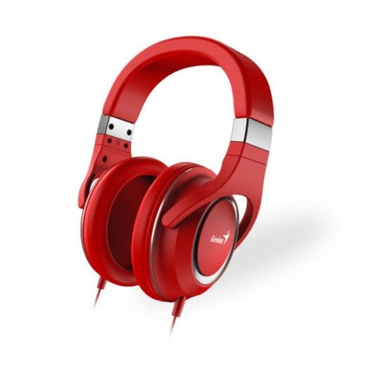Genius HS-610 Auriculares con Micrófono Rojos