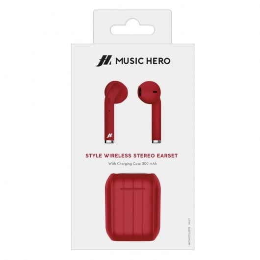 SBS Style Auriculares Sem Fios Vermelhos