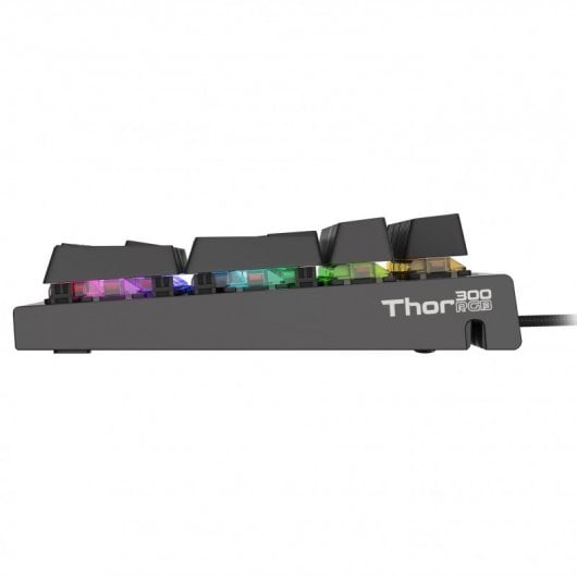 Tastiera da gioco meccanica Genesis Thor 300 RGB nera con interruttore Outemu Brown