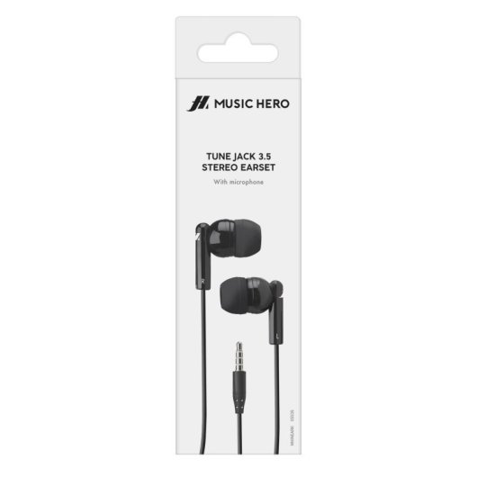SBS Tune Auriculares Pretos