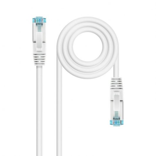 Nanocable Cable de Red Cat.7 600MHz LSZH SFTP PIMF AWG26 25cm Blanco
