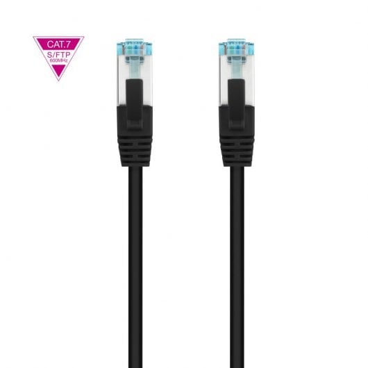 Nanocable Cable de Red Cat.7 600MHz LSZH SFTP PIMF AWG26 1m Negro