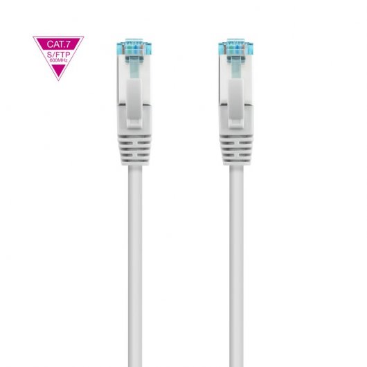 Nanocable Cable de Red Cat.7 600MHz LSZH SFTP PIMF AWG26 25cm Gris