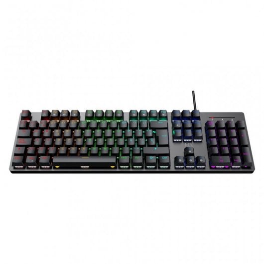 Hiditec GK400 Teclado Mecánico Negro ARGB Switch Rojo