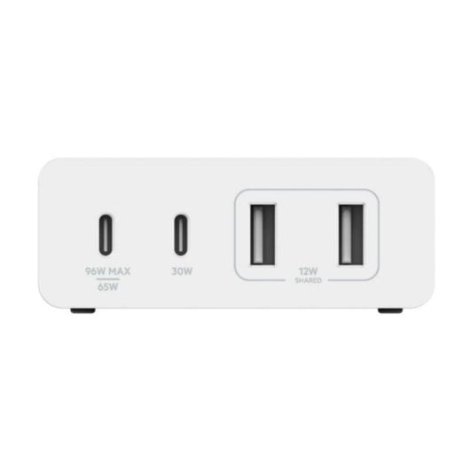 Ladegerät Belkin WCH010VFWH GaN 108W 4 Ports USB-C USB-A PD 3.0 Weiß 2m