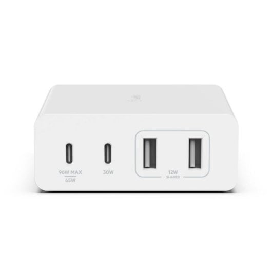 Ladegerät Belkin WCH010VFWH GaN 108W 4 Ports USB-C USB-A PD 3.0 Weiß 2m