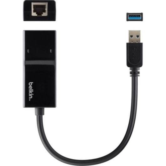 Belkin Adaptador USB 3.0 a Ethernet Gigabit Negro