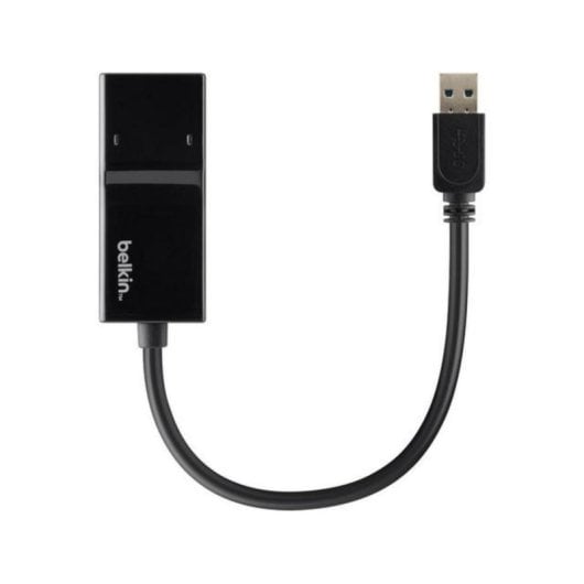 Adaptador USB 3.0 a Ethernet Gigabit Belkin Negro