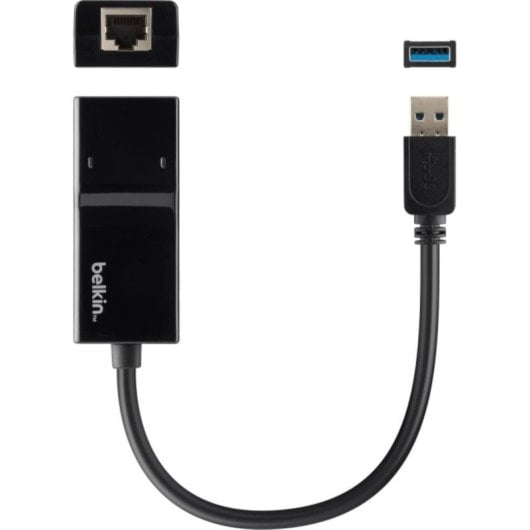 Adaptador USB 3.0 a Ethernet Gigabit Belkin Negro