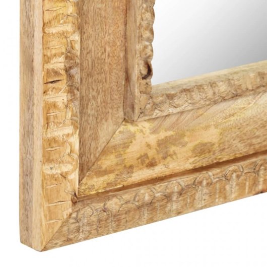 Vidaxl Espejo De Madera Maciza De Mango 50x3x110 Cm