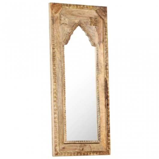 Vidaxl Espejo De Madera Maciza De Mango 50x3x110 Cm