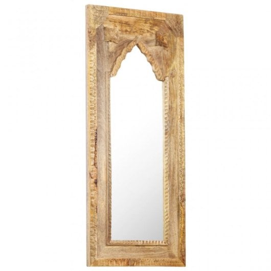 Vidaxl Espejo De Madera Maciza De Mango 50x3x110 Cm