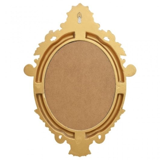 Vidaxl Espejo De Pared Estilo Castillo Dorado 56x76 Cm