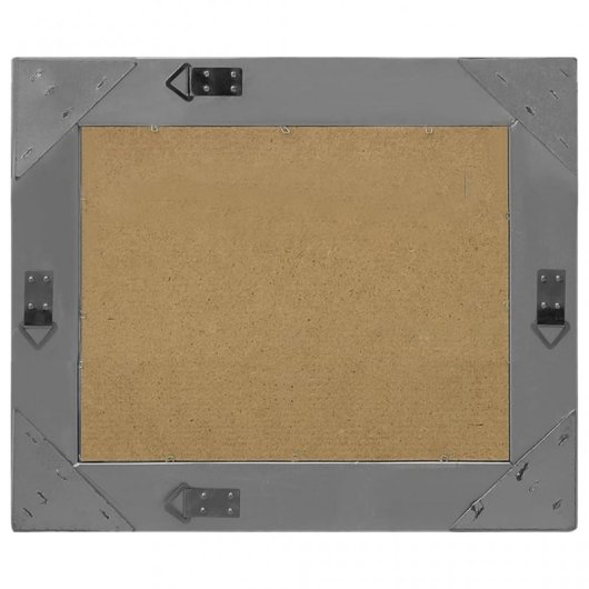 Vidaxl Espejo De Pared Estilo Barroco Negro 50x40 Cm