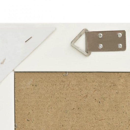 Vidaxl Espejo De Pared Estilo Barroco Blanco 50x60 Cm