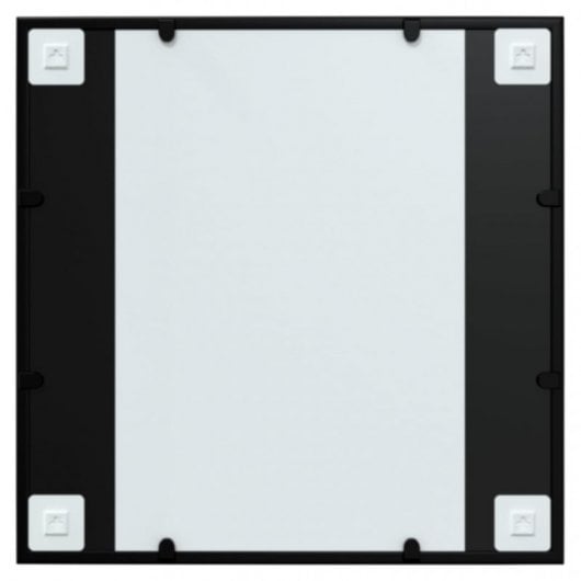 Vidaxl Espejo De Pared Metal Negro 60x60 Cm