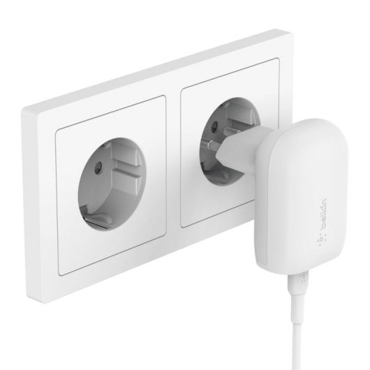 Belkin BoostCharge Cargador de Pared USB-C PD 3.0 PPS 30W Blanco