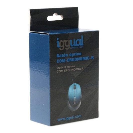 Iggual Com-Ergonomic-R Rato Ótico 800DPI Azul
