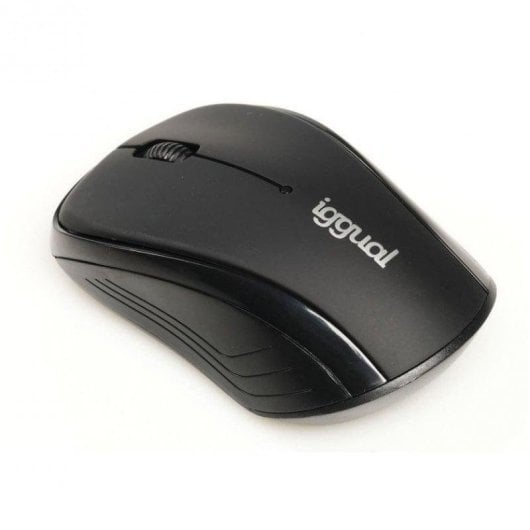 Mouse iggual WOM-BASIC Wireless 1600 DPI Nero Ergonomico Ambidestro Nano Ricevitore