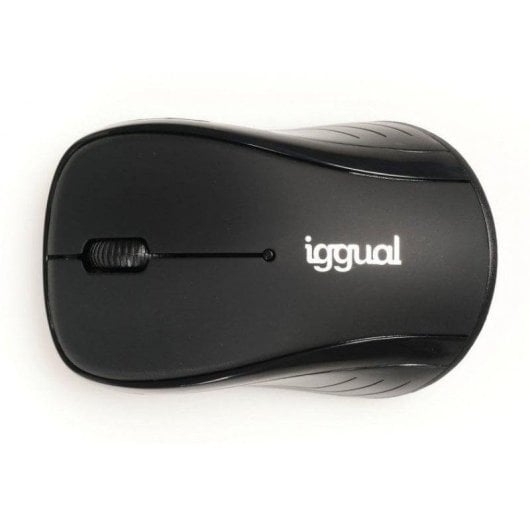 Mouse iggual WOM-BASIC Wireless 1600 DPI Nero Ergonomico Ambidestro Nano Ricevitore