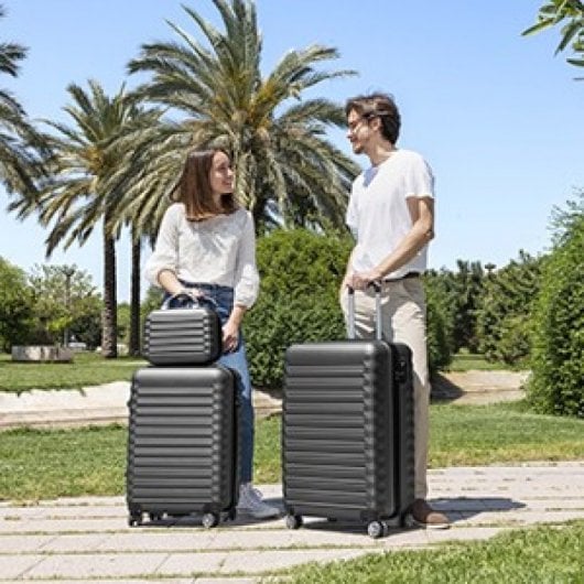 Numada Upfly Juego Maletas y Neceser 3pzs Gris Antracita