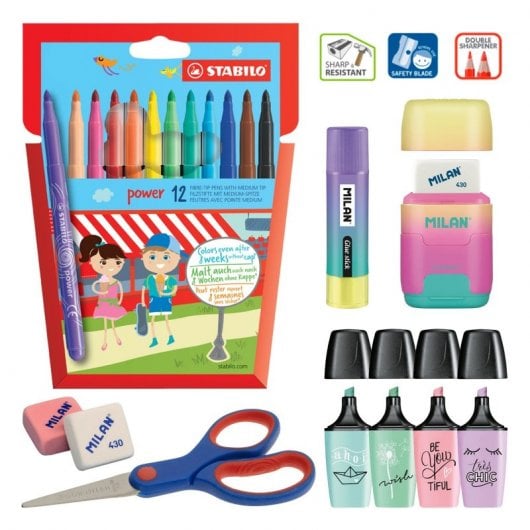 Ecopack Blush - Pack Ahorro Completo Con Material Escolar De Primeras Marcas