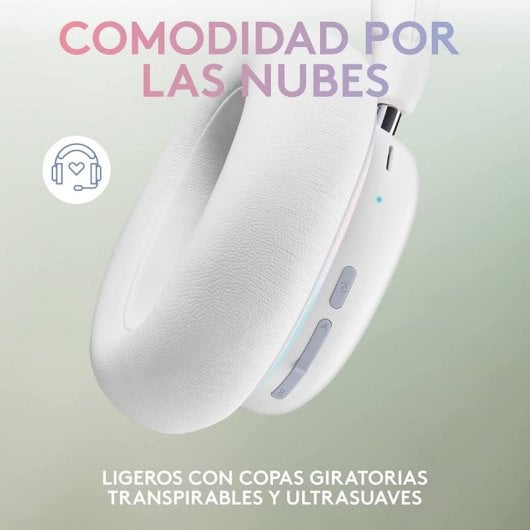 Logitech G735 Casque de jeu sans fil LIGHTSYNC RVB Blanc