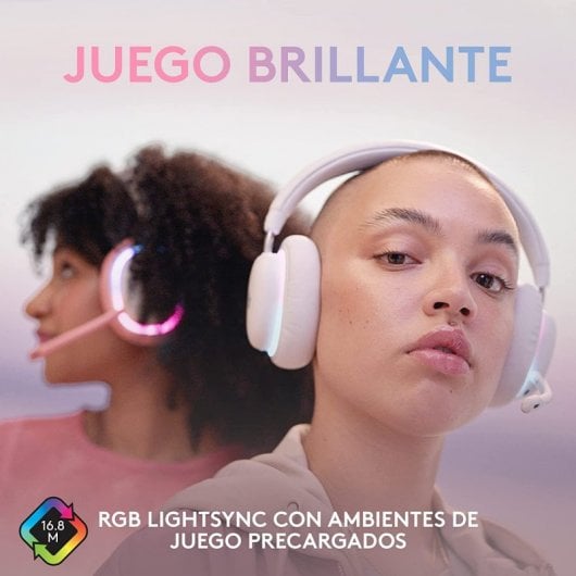 Logitech G735 Casque de jeu sans fil LIGHTSYNC RVB Blanc