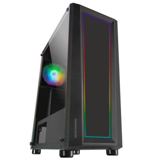 Mars Gaming MC-ART FRGB  Cristal Templado USB 3.0 Negra