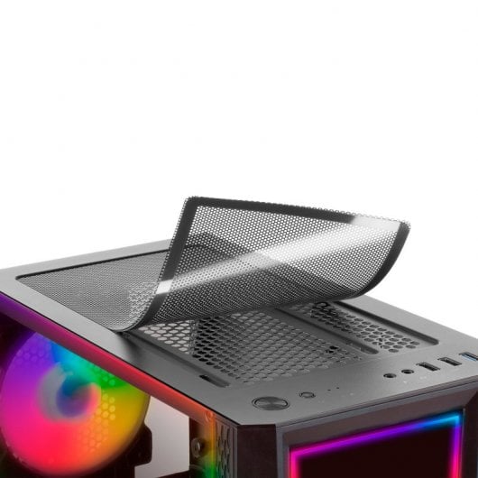 Mars Gaming MC-ART FRGB  Cristal Templado USB 3.0 Negra