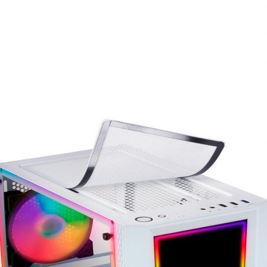 Mars Gaming MC-ART FRGB Vetro temperato USB 3.0 Bianco