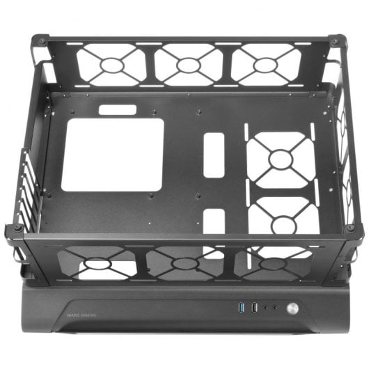 Mars Gaming MCB XL USB 3.0 con Ventana Negra