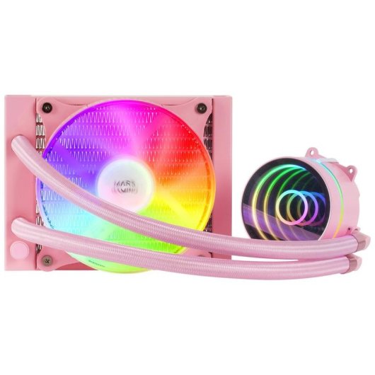 Refrigeração Líquida Mars Gaming ML-ONE120 120mm 1 Ventoinha FRGB Rosa
