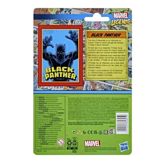 Figura de Acción Marvel Black Panther Hasbro Retro 375 Series 9.5cm Coleccionable Articulada