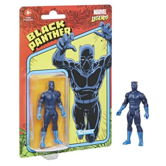 Figura de Acción Marvel Black Panther Hasbro Retro 375 Series 9.5cm Coleccionable Articulada
