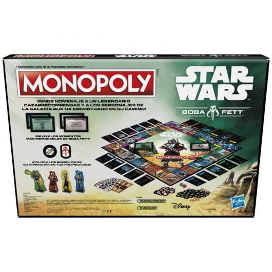 Hasbro Original Monopoly : Star Wars Boba Fett Version espagnole Jeu de société