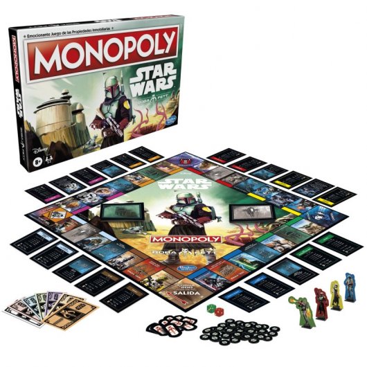 Hasbro Original Monopoly : Star Wars Boba Fett Version espagnole Jeu de société