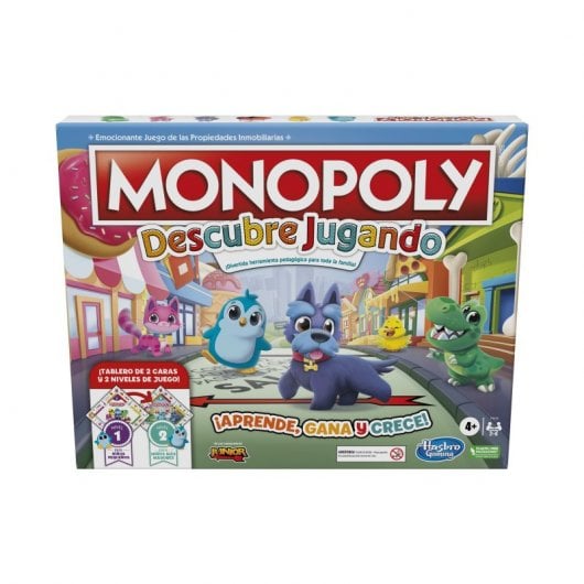 Hasbro Original – Monopoly – Monopoly spielerisch lernen – Spanische Version – Brettspiel