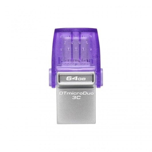 Clé USB Kingston DataTraveler microDuo 3C 64GB USB 3.2 Type-C et Type-A