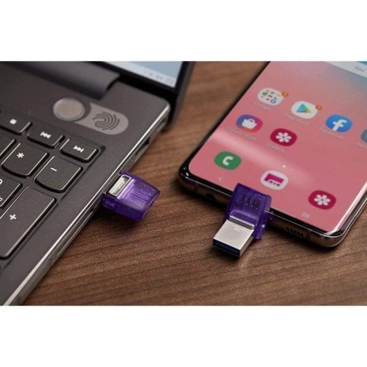 Clé USB Kingston DataTraveler microDuo 3C 64GB USB 3.2 Type-C et Type-A