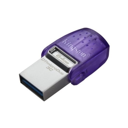 Clé USB Kingston DataTraveler microDuo 3C 64GB USB 3.2 Type-C et Type-A