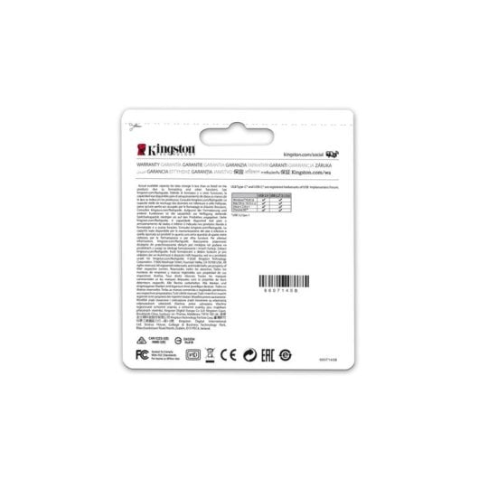 Clé USB Kingston DataTraveler microDuo 3C 256GB USB 3.2 USB-C OTG
