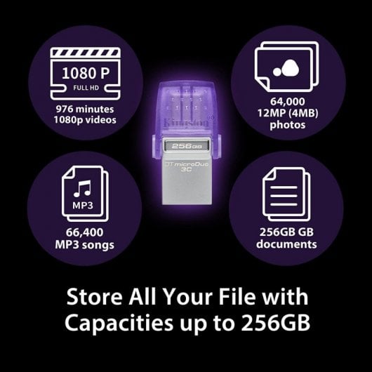 Kingston DataTraveler microDuo 3C 128GB USB 3.2 USB-C OTG