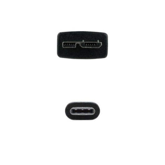Câble USB-C vers Micro-USB 1m Noir Nanocable