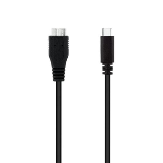 Câble USB-C vers Micro-USB 1m Noir Nanocable