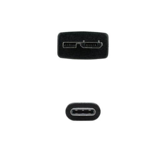 Câble USB-C vers Micro-USB 1m Noir Nanocable