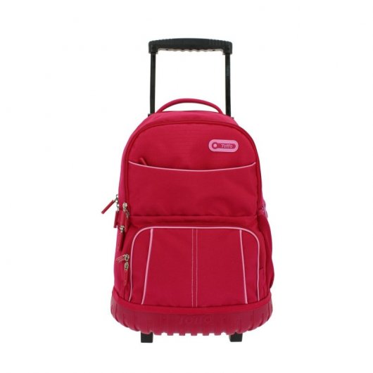 TOTTO Zaino Scuola Ruote PALLAY Rosa, Rosa, 60