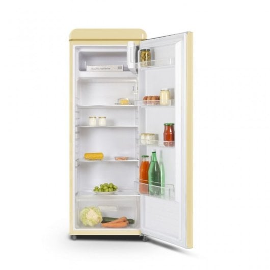 ​SCHNEIDER CONSUMER SCCL222VCR frigo combine Pose libre 229 L E Crème
