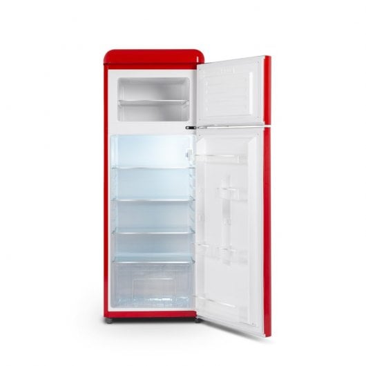 ​SCHNEIDER CONSUMER SCDD208VR réfrigérateur-congélateur Pose libre 211 L E Rouge