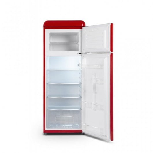 ​SCHNEIDER CONSUMER SCDD208VR réfrigérateur-congélateur Pose libre 211 L E Rouge